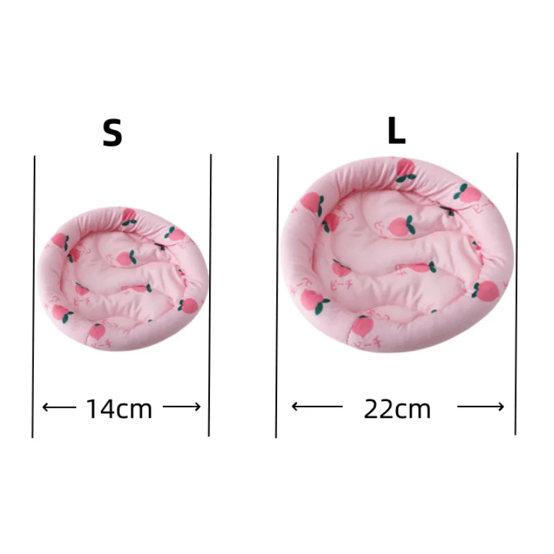 Warm Plush Small Animal Bed Nest – Soft Cotton Cushion for Hamster, Guinea Pig, Rabbit, Hedgehog & Small Pets