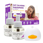 Cat Pheromone Plug-In Diffuser Kit with 30-Day Refill | Calming Stress Relief and Relaxation for Indoor Cats