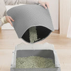 Waterproof Double Layer Cat Litter Mat – EVA Litter Trapping Pad with Non-Slip Design for Cat Litter Boxes