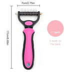 All-in-One Pet Deshedding Brush | Dog & Cat Grooming Tool for Hair Removal & Dematting