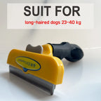 Dog & Cat Deshedding Grooming Brush | Undercoat Hair Remover Comb for Long & Short Hair