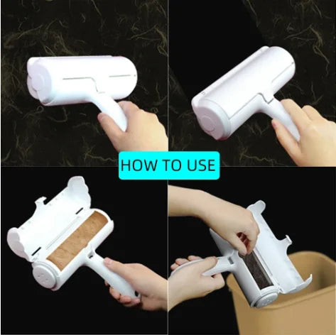 Reusable Pet Hair Remover Roller Set – Self-Cleaning Fur Cleaner for Cats, Dogs, Sofa & Carpet