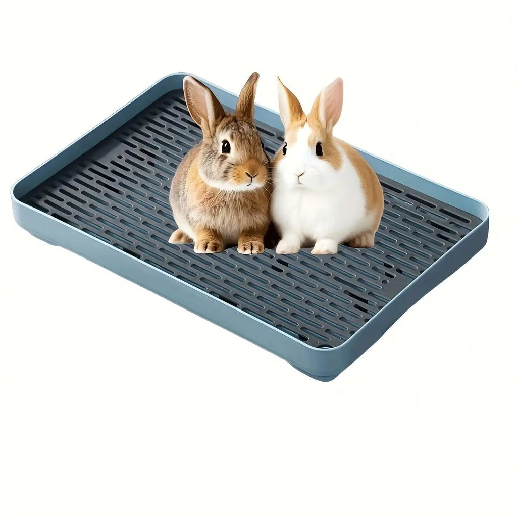 Small Pet Corner Litter Box Toilet Tray – Rabbit, Guinea Pig, Ferret, Hamster & Bunny Potty Training Toilet Box