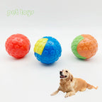 Interactive Dog Sound Rubber Toy Ball – Educational Squeaky Training and Boredom Relief Toy for Dogs