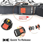 Dog Training Prong Collar with Quick Release Buckle and Nylon Cover | Adjustable Stainless Steel Pinch Collar for Small Medium Large Dogs