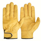 PU Leather Work Gloves for Gardening, Driving, Motorcycle Riding and Welding