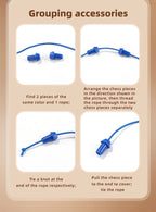 Rope Breaking Challenge Puzzle Toy – Logic Training Knot Untangle Game for Kids and Family Brain Development Toy