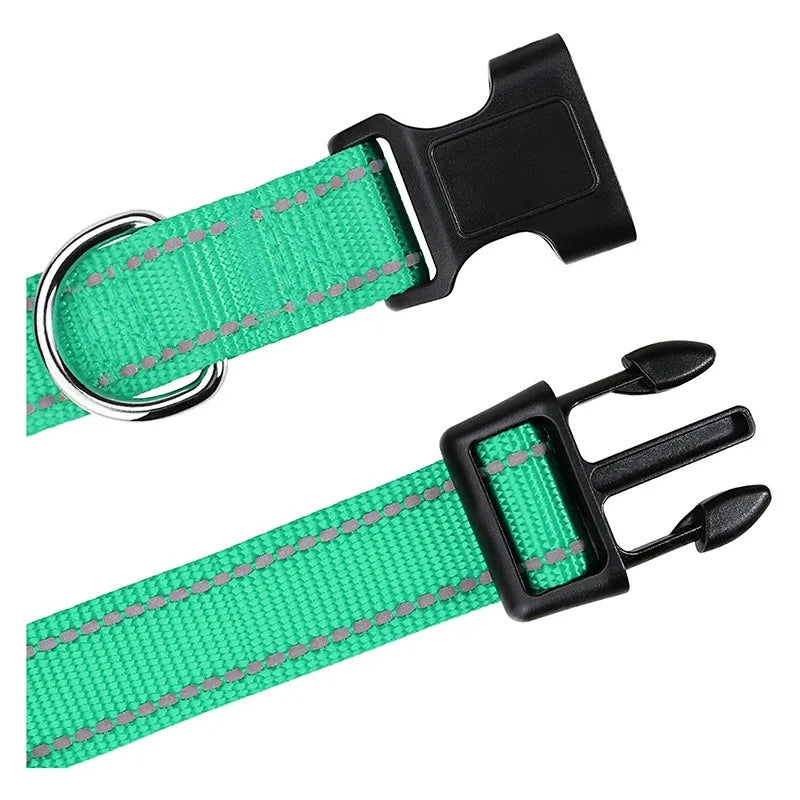 Decorative Choker Dog Collar for Small Puppies – Adjustable Nylon Pet Neck Collar