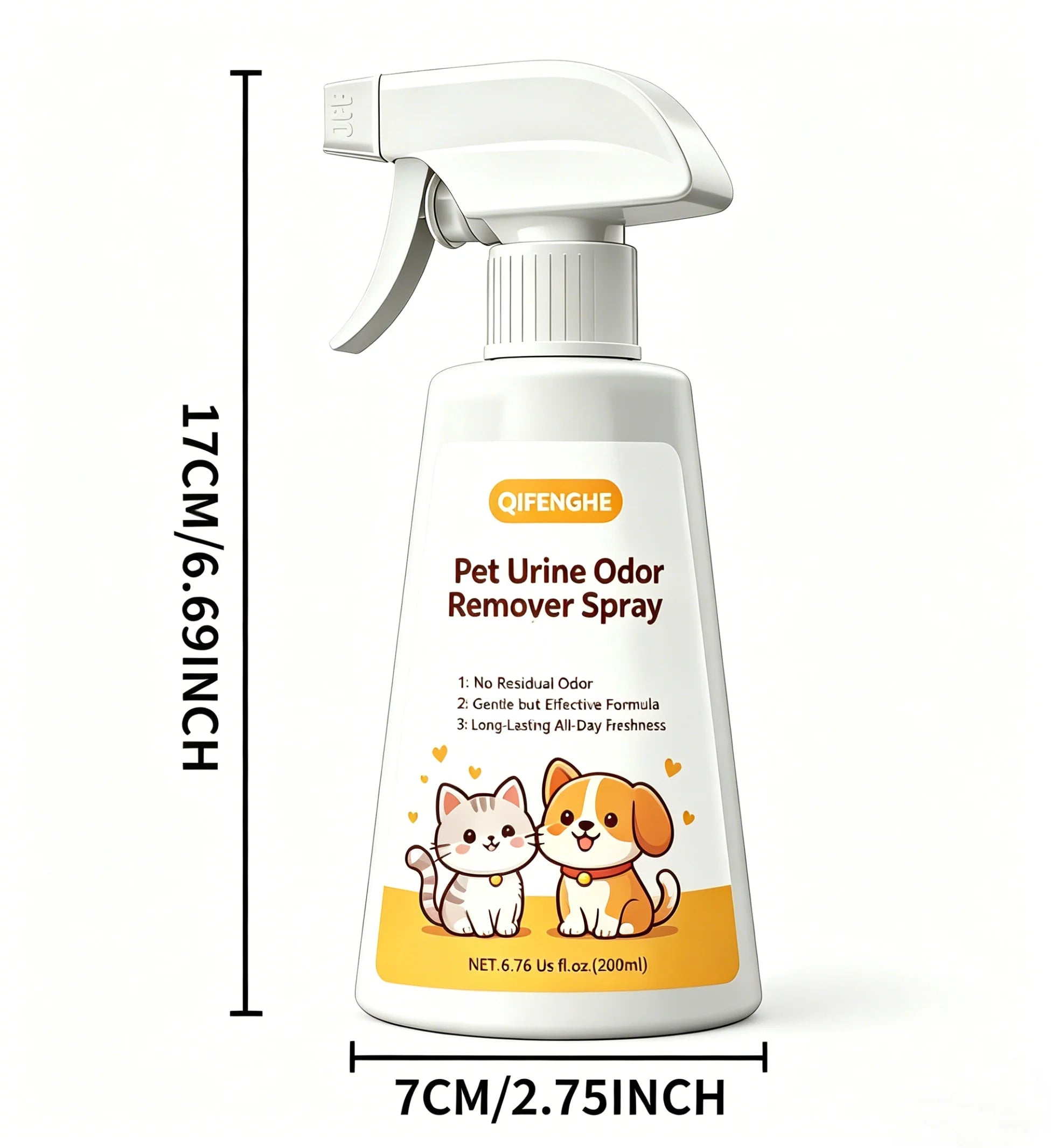 Pet Urine Odor Remover Spray – Home Odor Neutralizer & Freshness Spray for Dogs, Cats, Carpets & Furniture