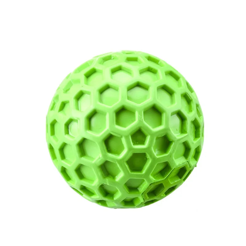 Indestructible Rubber Ball Dog Toy – Interactive Chew & Teeth Cleaning Toy