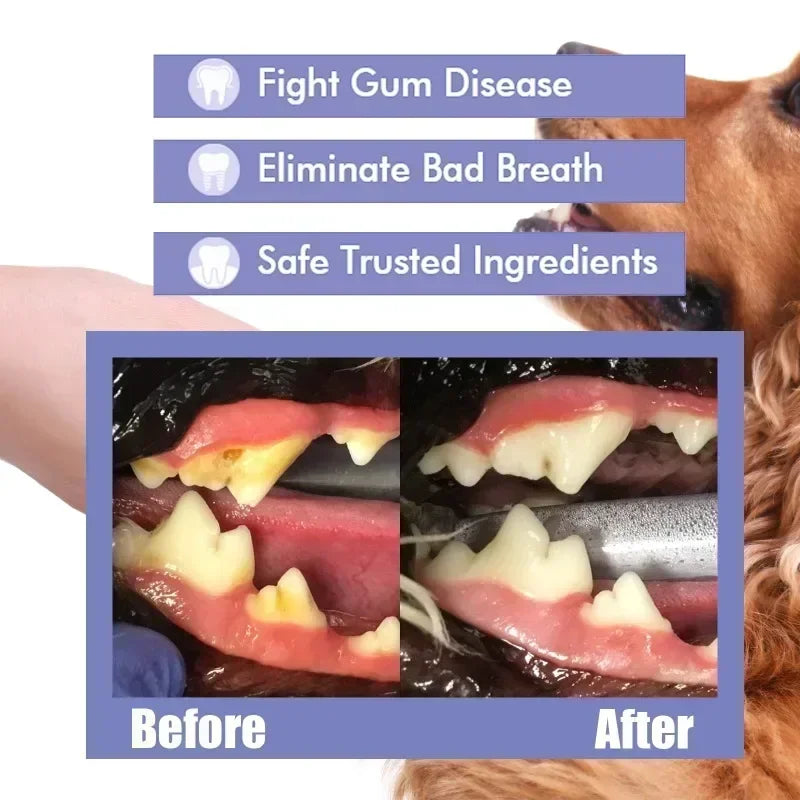 Pet Teeth Cleaning Spray 30ml – Fresh Breath Oral Care & Dental Hygiene Spray for Dogs and Cats