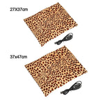 USB Pet Heating Pad Soft Plush Electric Blanket for Dogs and Cats | Washable Warm Bed Mat for Winter Puppies and Kittens