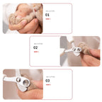 Circular Hole Pet Nail Scissors – Professional Dog & Cat Nail Clippers, Safe & Easy Toe Claw Trimmer for Small Pets, Anti-Slip Pet Grooming Tool