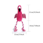 Animal Shape Squeaky Plush Dog Toy – Bite Resistant Corduroy Chew Toy for Small and Large Dogs