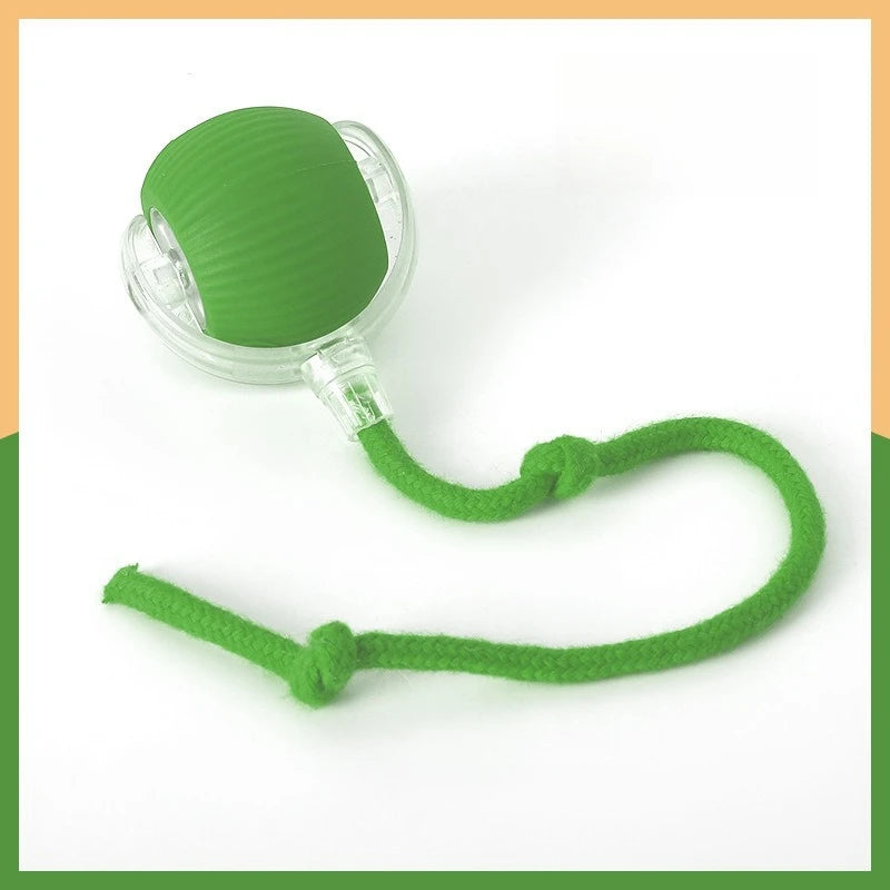 Interactive Dog and Cat Ball Toy with Rope – Durable Self Entertainment Jumping Pet Teaser Ball