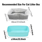 5PCS/10PCS Washable Cat Litter Filters for Litter Box Liners – Reusable Cat Litter Net Bags, Easy-Clean Pet Litter Box Accessories XL