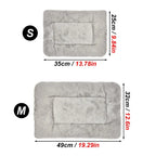 Reversible Plush Winter Pet Bed Mat for Small Animals | Soft Warm Sleeping Pad for Hamsters, Rabbits and Cats
