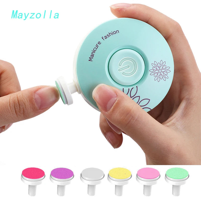 Electric Baby Nail Trimmer – Safe Infant Nail Polisher for Newborns (0–12 Months) Baby Nail Care Kit