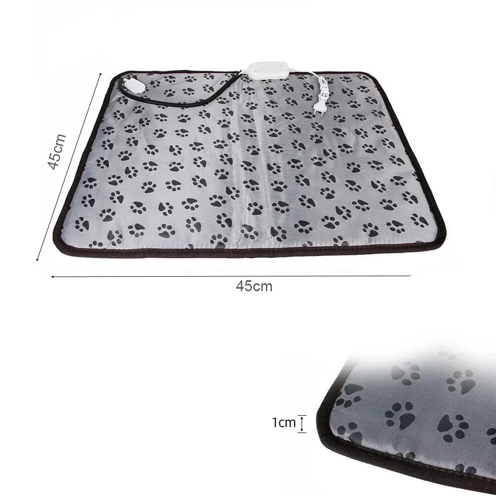 Waterproof Pet Heating Pad for Dogs and Cats | Electric Winter Heated Mattress with Temperature Control