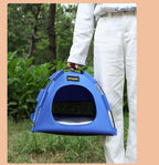 Tent Shape Cat Beds Removable Convenient Storage Pet Bed Portable Outdoor Travel Sunshade Cat and Dog Tent Pet Essentials