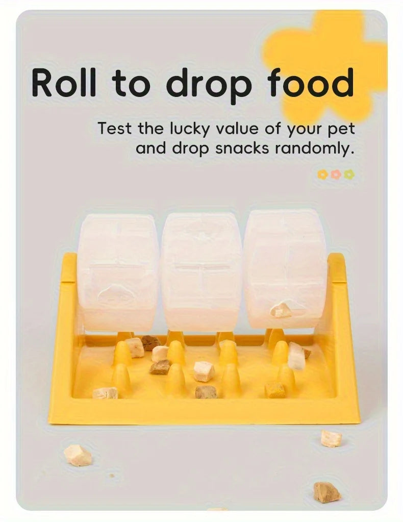 Interactive Dog Food Dispenser Toy – Puzzle Slow Feeder & Treat Dispenser