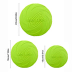 Silicone Dog Flying Disc Toy – Durable TPR Frisbee for Fetch, Outdoor Training & Interactive Play