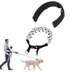 Dog Training Prong Collar with Quick Release Buckle and Nylon Cover | Adjustable Stainless Steel Pinch Collar for Small Medium Large Dogs