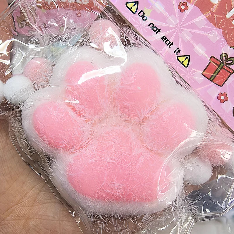 Cat Paw Squishy Toy Cute Soft Stress Relief Squeeze Fidget Toy