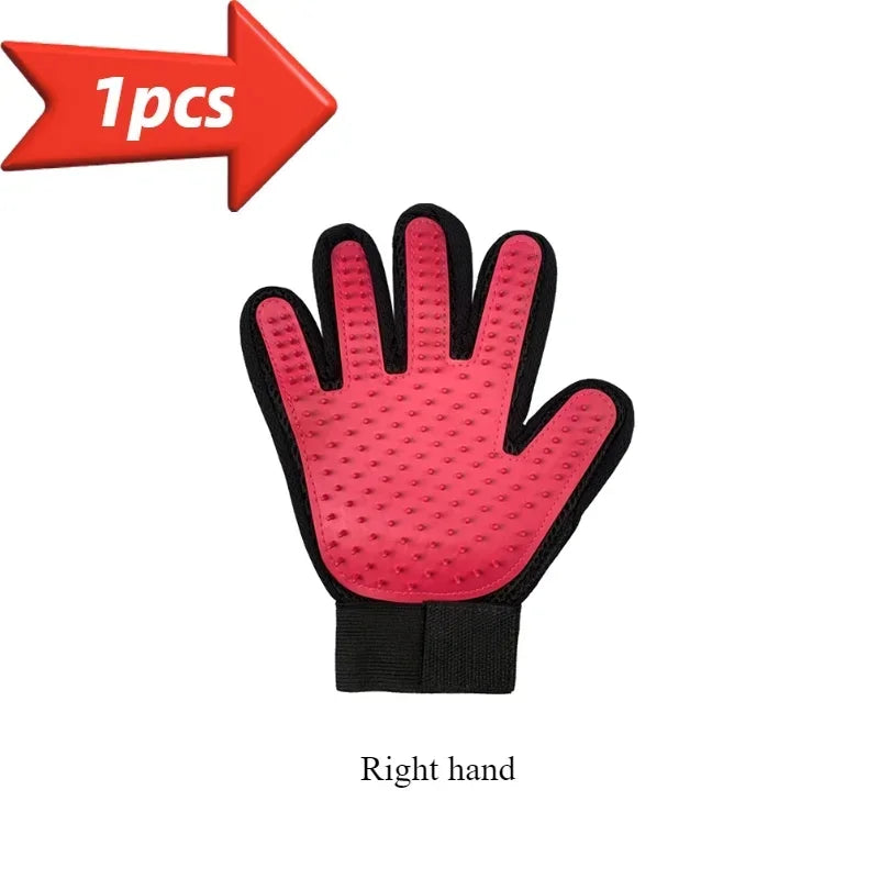 Pet Grooming Glove Deshedding Brush for Dogs and Cats Hair Removal Mitt