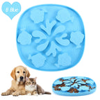 Pet Slow feeder Bowl Licking Pad Lick Feeder Pad with Suction Cup Choke Proof Silicone Slow Food Dog and Cat Feeding Products