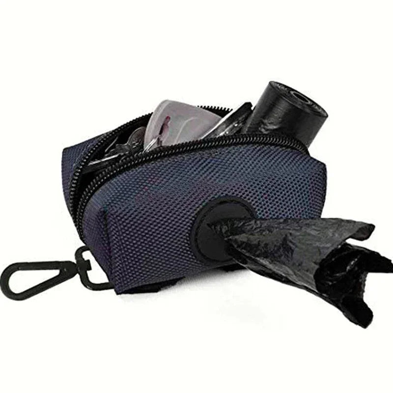 Portable Dog Poop Bag Dispenser – Waterproof Oxford Fabric Waste Bag Holder