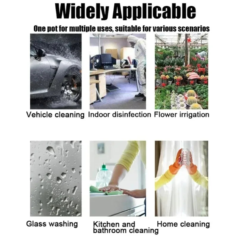 1.2L Hand Pressure Spray Bottle – Portable Car Wash, Garden Watering & Multi-Purpose Cleaning Sprayer