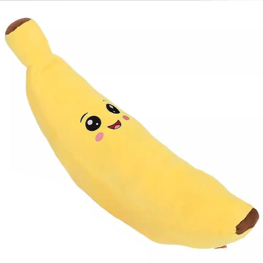 Banana Dog Plush Toy Squeaky Anxiety Relief Chew Toy for Dogs and Cats