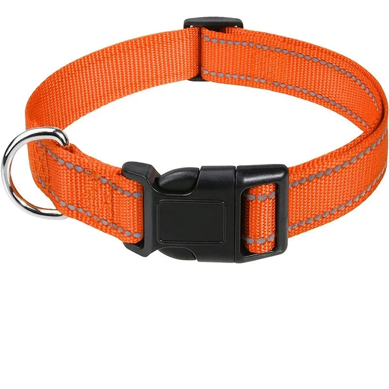 Decorative Choker Dog Collar for Small Puppies – Adjustable Nylon Pet Neck Collar