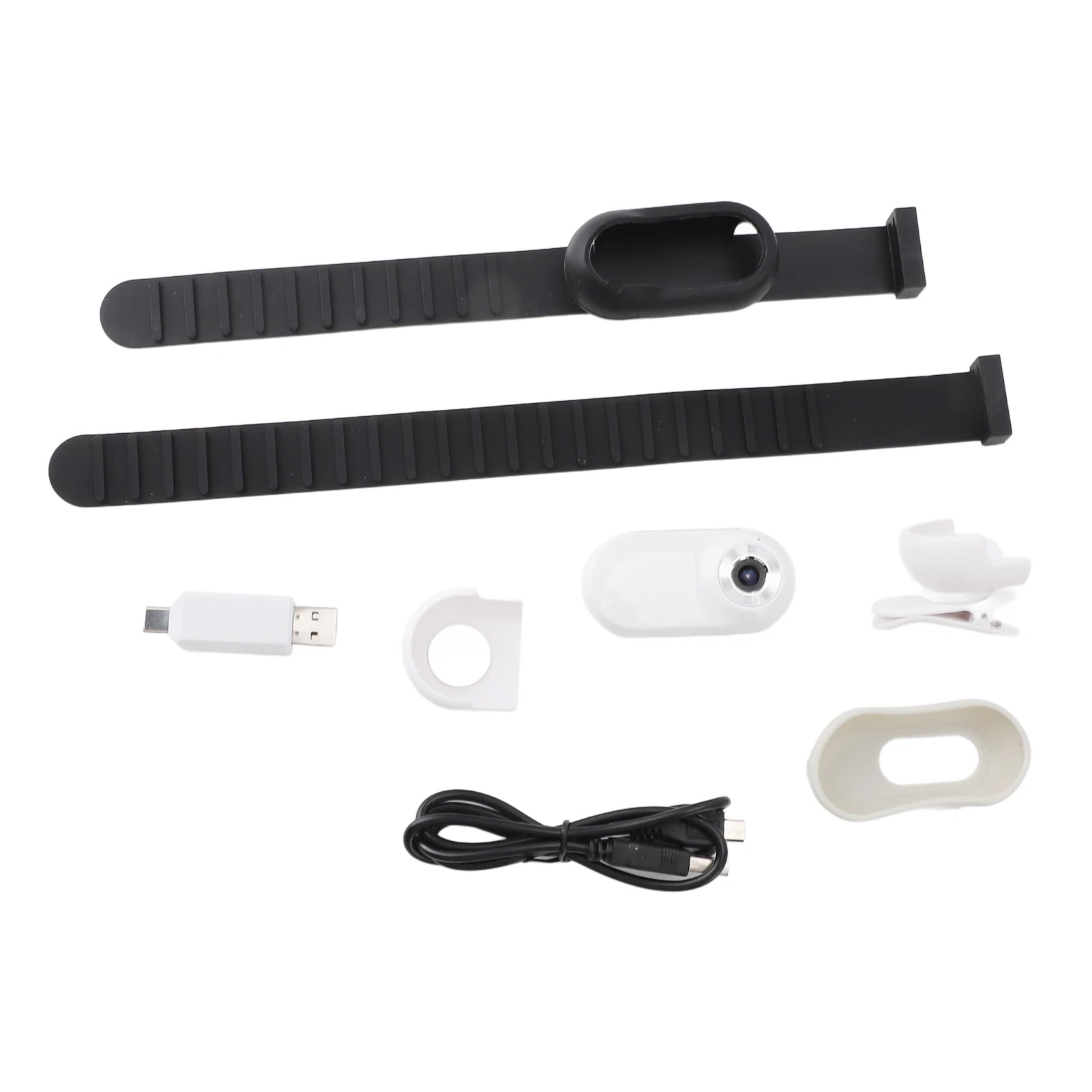 Pet Action Camera 170° Wide-Angle Pet Collar Camera Full HD 1080P Supports Memory Cards USB Rechargeable Portable For Dogs