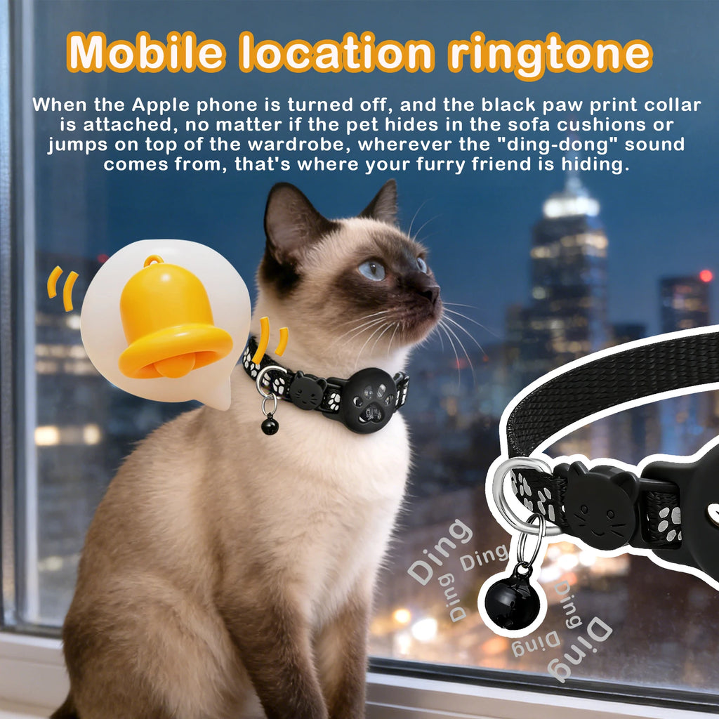 MOSON Smart Pet GPS Tracker Collar for Cats and Small Pets | iOS Compatible