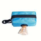 Portable Dog Poop Bag Dispenser – Waterproof Oxford Fabric Waste Bag Holder