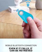 GPS Tracker Mini Smart Anti-Lost Bluetooth Finder for Pets Kids Bags Keys Wallet | Wireless Locator and Selfie Remote