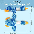 Interactive Plush Goose Dog & Cat Toy – Squeaky Chew & Tug Training Toy