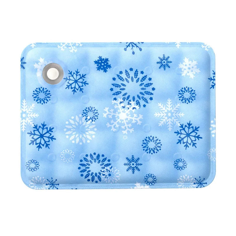 Pet Cooling Mat Dry Ice Water Injection Cooling Pad – Waterproof Self-Cooling Dog Bed, Cat Cooling Mat & Summer Pet Sleeping Pad