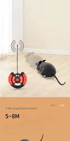 Remote Control Robot Mouse Cat Toy – Interactive Wireless Rat Toy for Cats with Realistic Movement