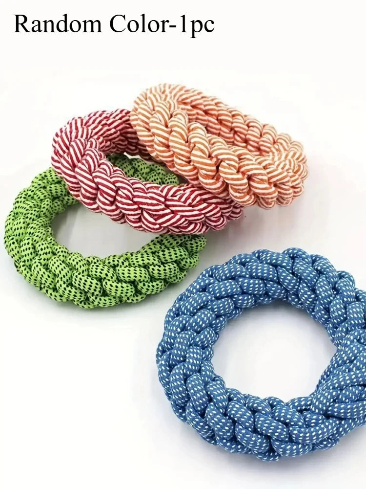 Durable Pet Dog Rope Toy – Bite Resistant Interactive Chew Toy for Medium and Large Dogs