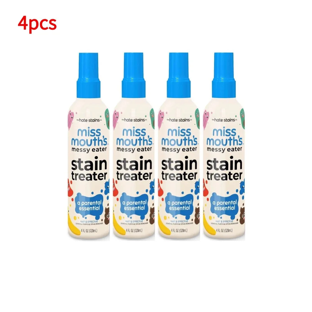 Portable Stain Remover Spray for Laundry and Fabric – Oil, Food, Pet and Candle Stain Cleaner 120ml