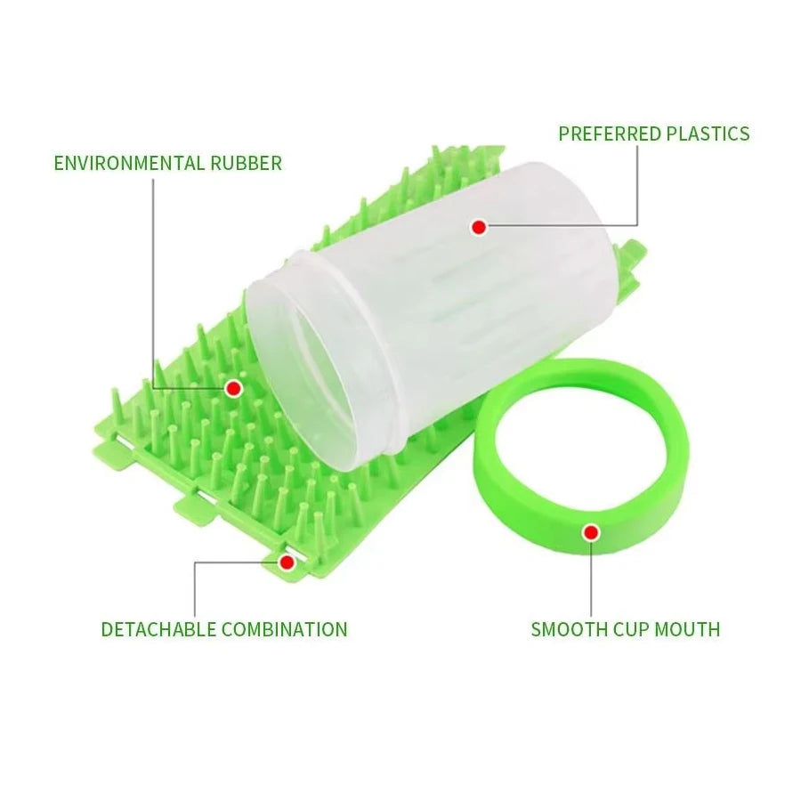 Pet Paw Cleaner Cup – Silicone Foot Washer for Dogs & Cats, Mud & Dirt Remover (S/M/L/XL Sizes)