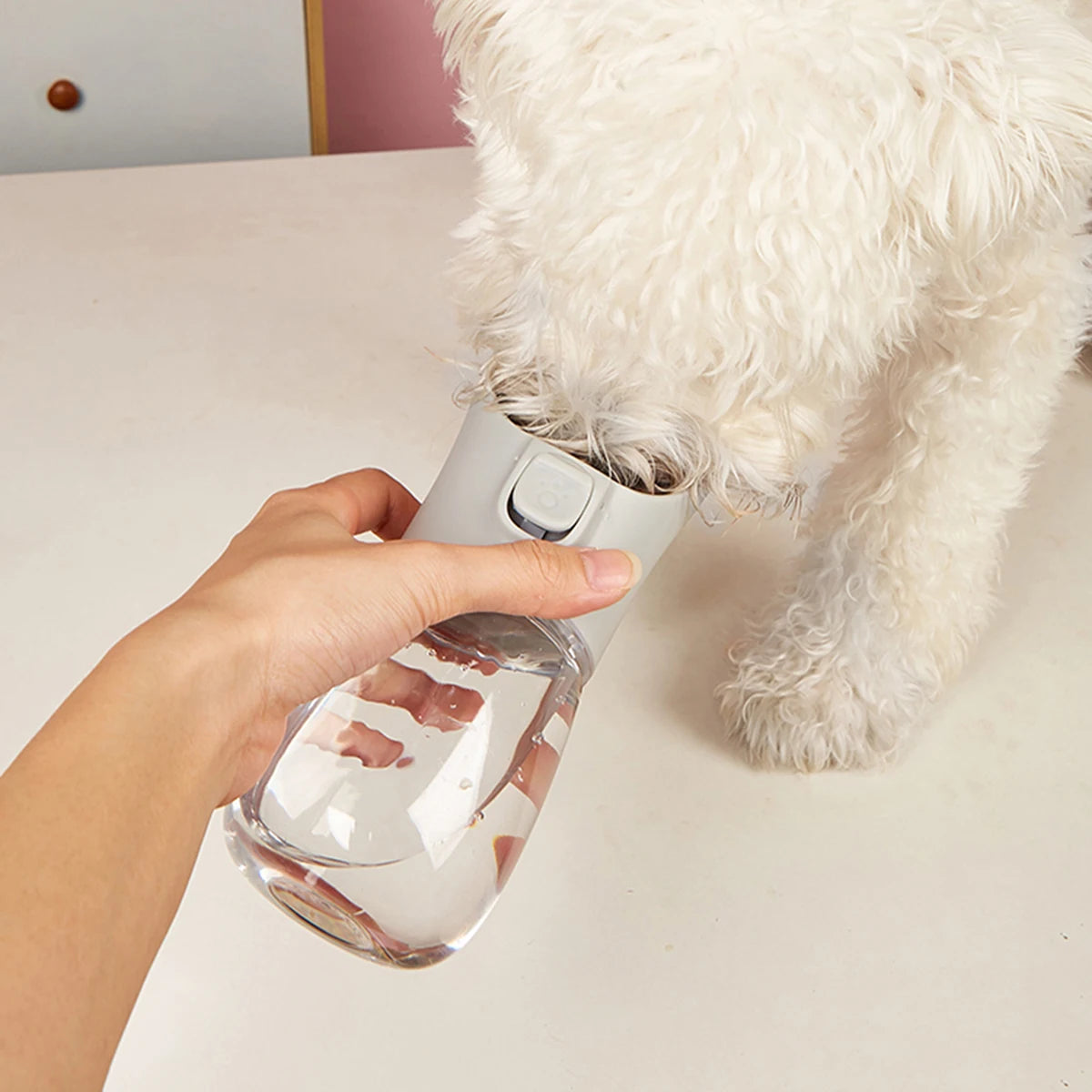 Portable Dog Water Bottle – Leak-Proof Travel Drinking Cup for Dogs & Cats