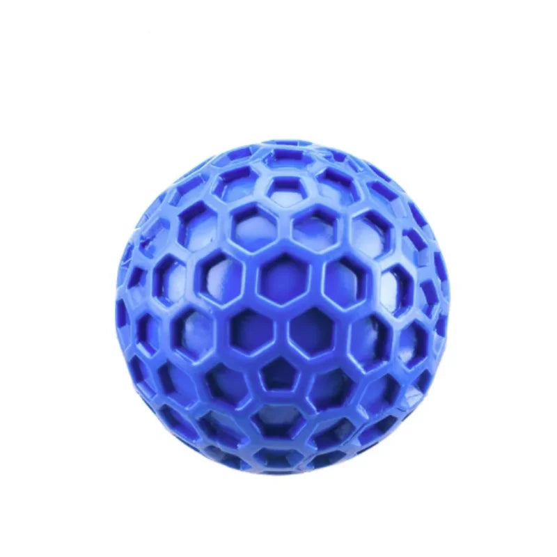 Indestructible Rubber Ball Dog Toy – Interactive Chew & Teeth Cleaning Toy