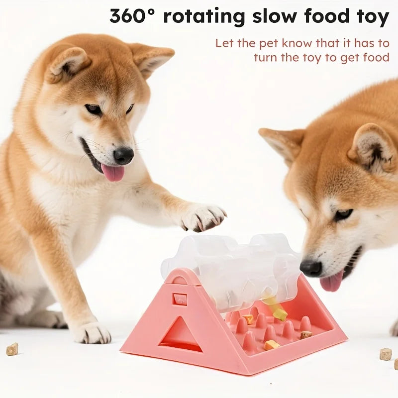 Interactive Dog Food Dispenser Toy – Puzzle Slow Feeder & Treat Dispenser