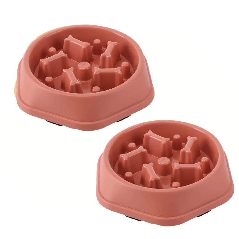 Slow Feeder Dog Bowl – Anti-Slip Puzzle Bowl for Small, Medium & Large Dogs