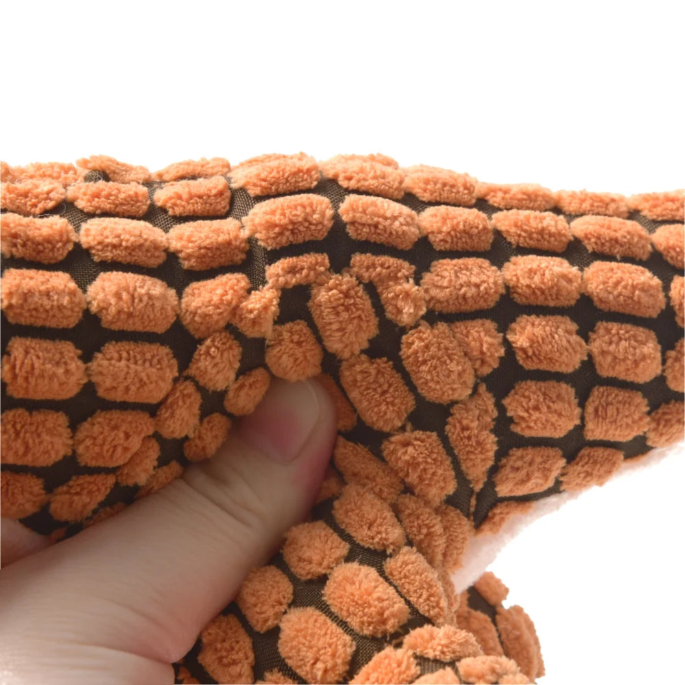 Plush Dinosaur Dog Toy with Squeaker – Interactive Chew Toy for Small Dogs & Cats