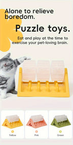 Interactive Dog Food Dispenser Toy – Puzzle Slow Feeder & Treat Dispenser